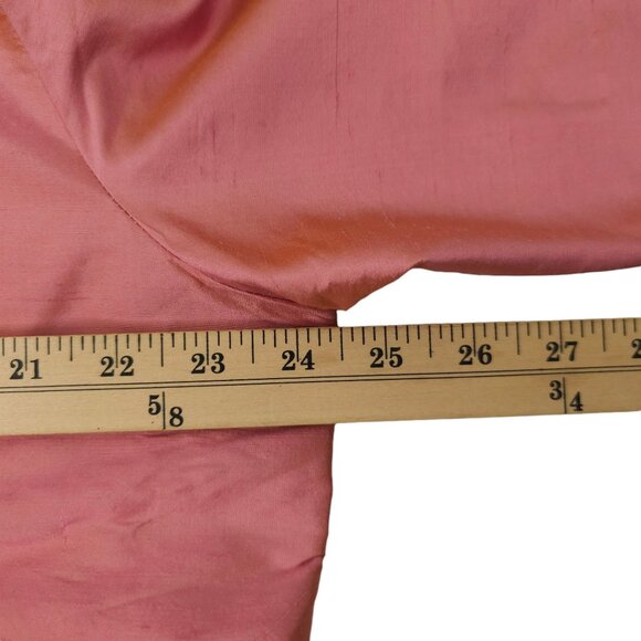 Painted Pony Uniquely USA Silk Vintage Button Front Jacket L Bubblegum Pink - Picture 3 of 16